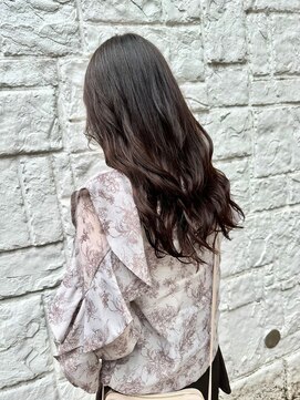 ラミ(L'ami) 大人ゆるふわロング/透明感ブラウン/暖色カラー