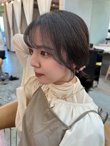 ロンドアジュール 横浜(Lond azur)&nbsp;結んでも可愛い！韓国顔周りカット☆