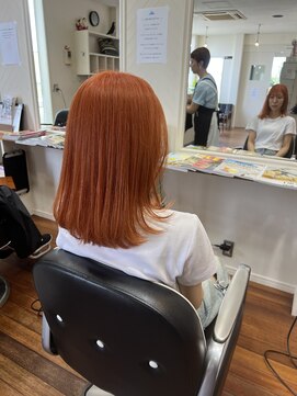 ヘアサロン マコ(Hair Salon maco) ピュアオレンジ