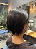 耳かけスッキリショートボブ