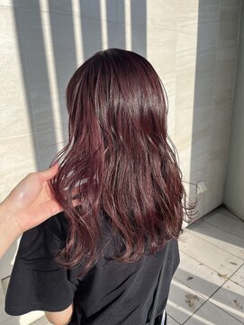 ラグ バイ シゲルカットクラブ 神田久志本店(lag) ワインレッドカラー