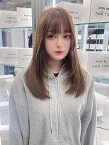 ノエロク 岐阜(noe rok)&nbsp;マロングレージュ/韓国風レイヤースタイル