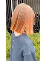 ヘアーデザイン アコースティック(Hair Design ACOUSTIC) アンブレラカラー/オレンジ&ベージュ[伊藤一樹]