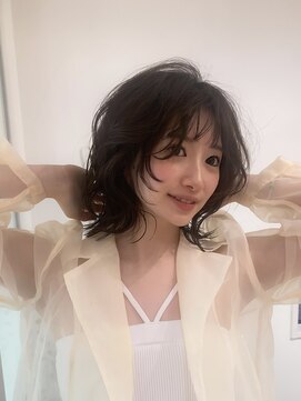 ロンドエニカ 大宮(Lond enika) ウフル顔まわりレイヤーカットボブ韓国ヘア大宮美容室