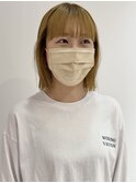 【YOKE】ミルクティーアッシュグレージュカラー金髪大人ボブ