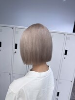 ペレ 栄店(PELE)&nbsp;デザインカラー/レイヤーカット/ウェットヘア/オリーブベージュ