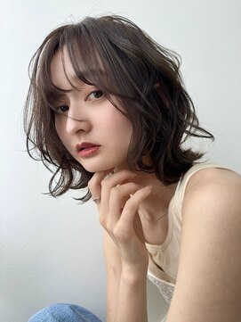 ルポ 京都四条河原町店(repos) ニュアンスふわボブ