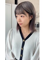 ソマリ(SOMARI.)&nbsp;スモーキーアッシュ×前髪インナー