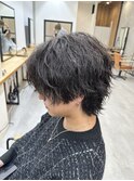 緩波巻きパーマ