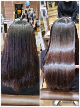 ラン(RUN)の写真/縮毛矯正/髪質改善に特化したメニューが豊富◇丁寧なカウンセリングと高い技術で、憧れの美髪が手に入る♪