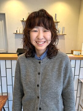 ウルフカット/パーマ/ウェーブパーマ/イメチェン／20代30代