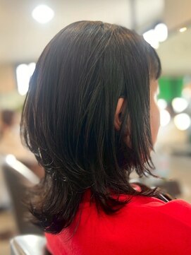 軽やかミディアムウルフ