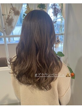 アストランティア 栄店(ASTRANTIA) 【 ブラウンベージュカラー 】miho