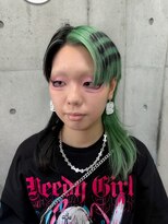 インク 渋谷(INK.)&nbsp;ウルフカット/ハイトーン/シャギーカット/派手髪/レイヤー