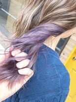 ルーナヘアー(LUNA hair)&nbsp;インナーカラー×ハイライトカラー ブリーチ 20代30代40代50代