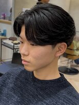 レイズ 名古屋(RAYS)&nbsp;ニュアンスフェザーパーマ刈り上げ毛流れセンターパート h