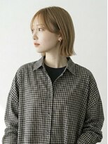 キビト(kibito) 顎下3センチ/切りっぱなしボブ/外ハネボブ東新宿御苑