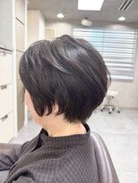 ホワイトストーン WHITE STONE オリーブグレーふわっと動くエアリーショート