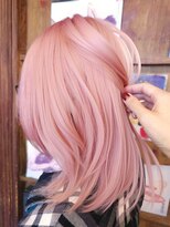 ブロック ジャポン(bloc japon)&nbsp;くびれヘアペールピンクベージュ大人可愛いローレイヤースタイル