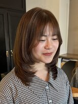 ビセオ 八事店(VISEO)&nbsp;【VISEO/ビセオ】ミディアムレイヤー×オリーブブラウン