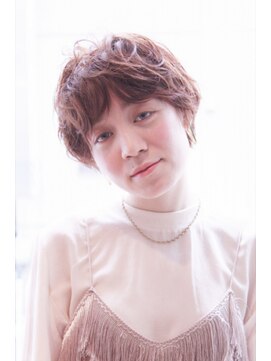 ネオリーブエクラ 上野御徒町店(Neolive eclat) マッシュパーマ　アースカラー　マッシュショート