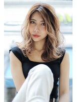 セシルへアー 福岡天神店(Cecil hair)&nbsp;毛先で動かずくせ毛風ミディ