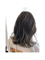 フォルムヘアデザイン(FORME hair design) 《FORME hair design代表　澤田》外国人風外ハネミディ