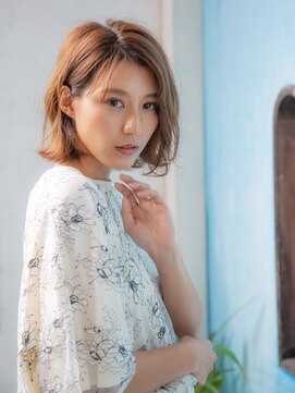 チャチャブラン(cha-cha Blanc) 切りっぱなしボブ