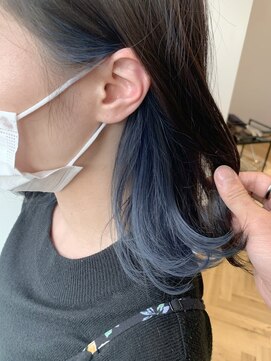 ジーナ 博多(Zina) 【Zina博多】イメチェン毛先パーマ耳かけ×インナーカラー♪