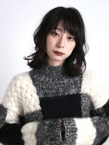 デイジー インデックスヘア 大島店(DAISY index hair) ”DAISY大島店” フリンジウェーブ 前髪 ココアブラウン 艶髪