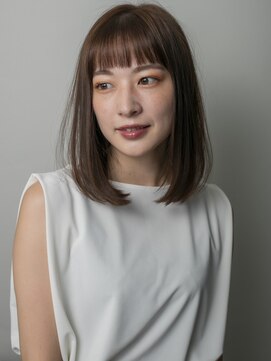 コムマティス 恵比寿ガーデンプレイス(Comme Matisse) スリークショートオリーブカラー/黒髪[恵比寿/恵比寿駅]