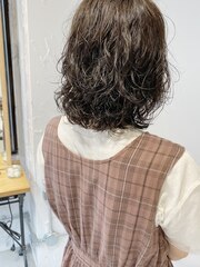 【三ツ井純】パーマアレンジ 簡単ヘアアレンジ 後れ毛パーマ