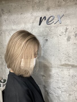 レックス 中野(rex) Aラインボブ/テラコッタ