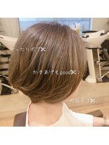 グラスヘア(Grous hair) 襟足収まる♪ゆったり大人ショート【Grous hair錦糸町】