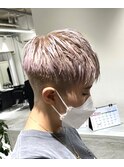 CIERA.フェードカット×ミルクティーアッシュ