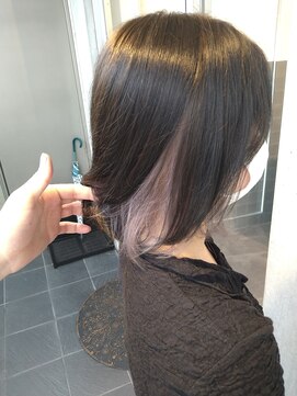 ロンドヴァリー 渋谷店(Lond vallee) ボブ～インナーカラーホワイトピンク～