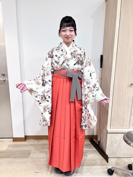 スイート ヘアデザイン(Suite HAIR DESIGN) 卒業式 着付け ヘアセット 【stylist：Yumi】