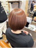 質感再生カラー/ミルクティーベージュ/カット+カラー/大宮