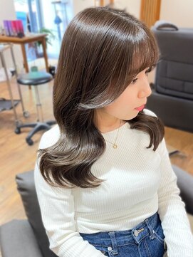 チュチュ(chuchu) 韓国レイヤー/韓国風/セミディ/ブリーチなし/顔まわり
