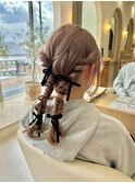 卒業式ヘアアレンジ/結婚式アレンジ/二次会アレンジ