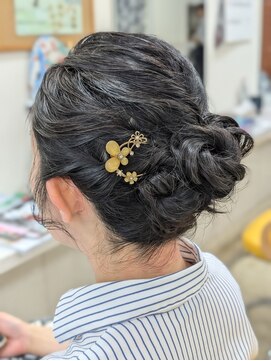 ヒデ美容室 おでかけ用カジュアルアレンジ