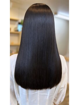 エンリエアー(enri h air) 黒髪極艶酸性縮毛矯正