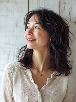 フレア 心 武庫之荘(flare)&nbsp;★似合わせこなれミディグラレイヤー小顔大人ショート