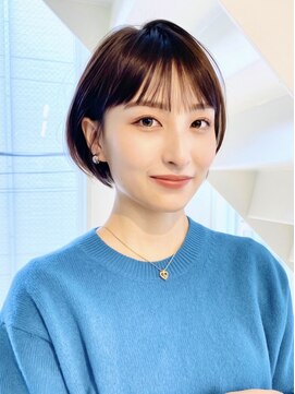 アンク(ank) 前髪/丸みショート/ショートボブ/小顔/20代30代40代大人可愛い