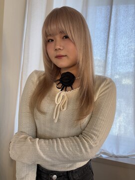 ココルアナ(coco luana) ホワイトカラー/レイヤーカット/韓国/ブリーチ