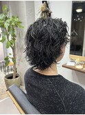メンズ緩めツイストスパイラルパーマ