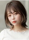 20代30代かわいい/顔周りレイヤー/髪質改善/髪質改善ストレート