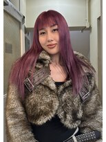 フェイヴィーズ(FavyS)&nbsp;カシスピンクカラー　心斎橋美容室
