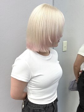 ロテ 名古屋 名駅店(Lote.) くびれヘア/アプリコットオレンジ/ハイライトカラー/名古屋/名駅