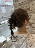 もこもこポニーテール